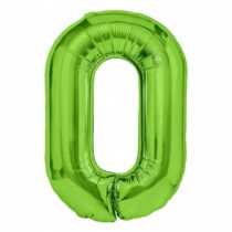 Balon foliowy CYFRA 0 ZIELONA XXL 100 cm
