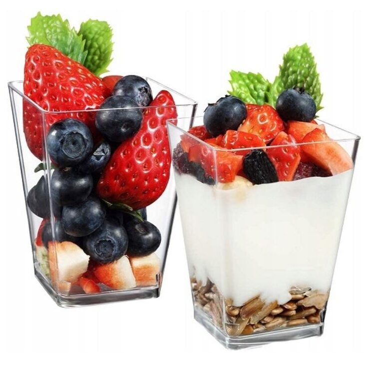 PUCHARKI PUCHAREK DO DESERÓW POJEMNIK 120ml, 10szt.