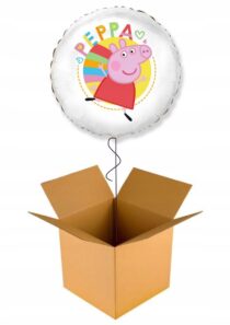 Balon NAPEŁNIONY Z HELEM ŚWINKA PEPPA w Pudle
