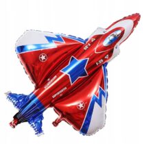 Balon FOLIOWY Samolot Rakieta odrzutowiec XXL 85 cm