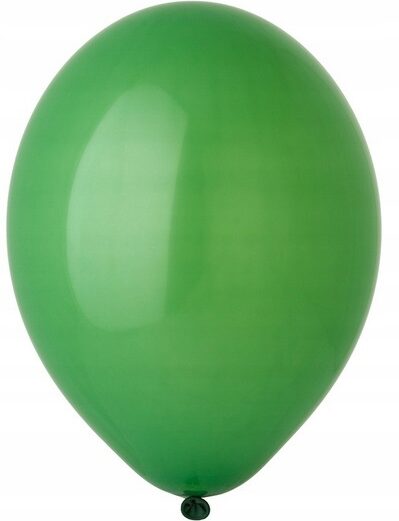 Balony ZIELONE-LEAF GREEN 30 cm MOCNE ! 50 sztuk