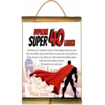 DYPLOM PREZENT 40 URODZINY SUPER 40 LATKA
