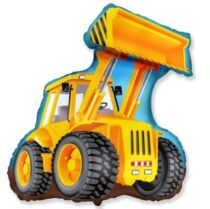 Balon Foliowy KOPARKA XXL 80cm Żółta Bob