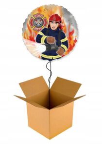 Balon NAPEŁNIONY HELEM STRAŻAK Prezent w Pudle