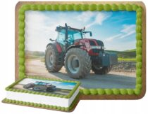 OPŁATEK NA TORT TRAKTOR CIĄGNIK 29X20 CM A4 GRUBY 0,6 mm+TEKST GRATIS