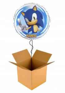 Balon NAPEŁNIONY HELEM SONIC Prezent w Pudle
