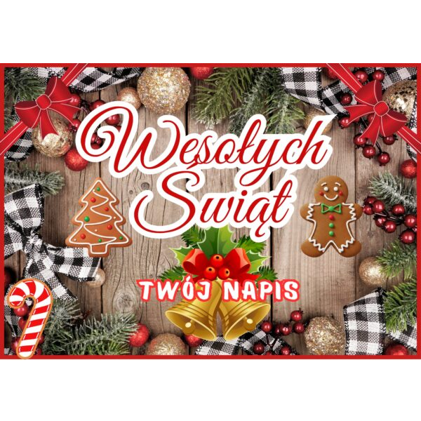 OPŁATEK NA TORT CIASTO ŚWIĘTA MIKOŁAJ 29X20 CM A4 GRUBY 0,6 mm+TEKST GRATIS