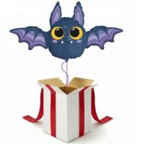 BALON NAPEŁNIONY HELEM NIETOPERZ HALLOWEEN PREZENT W PUDLE
